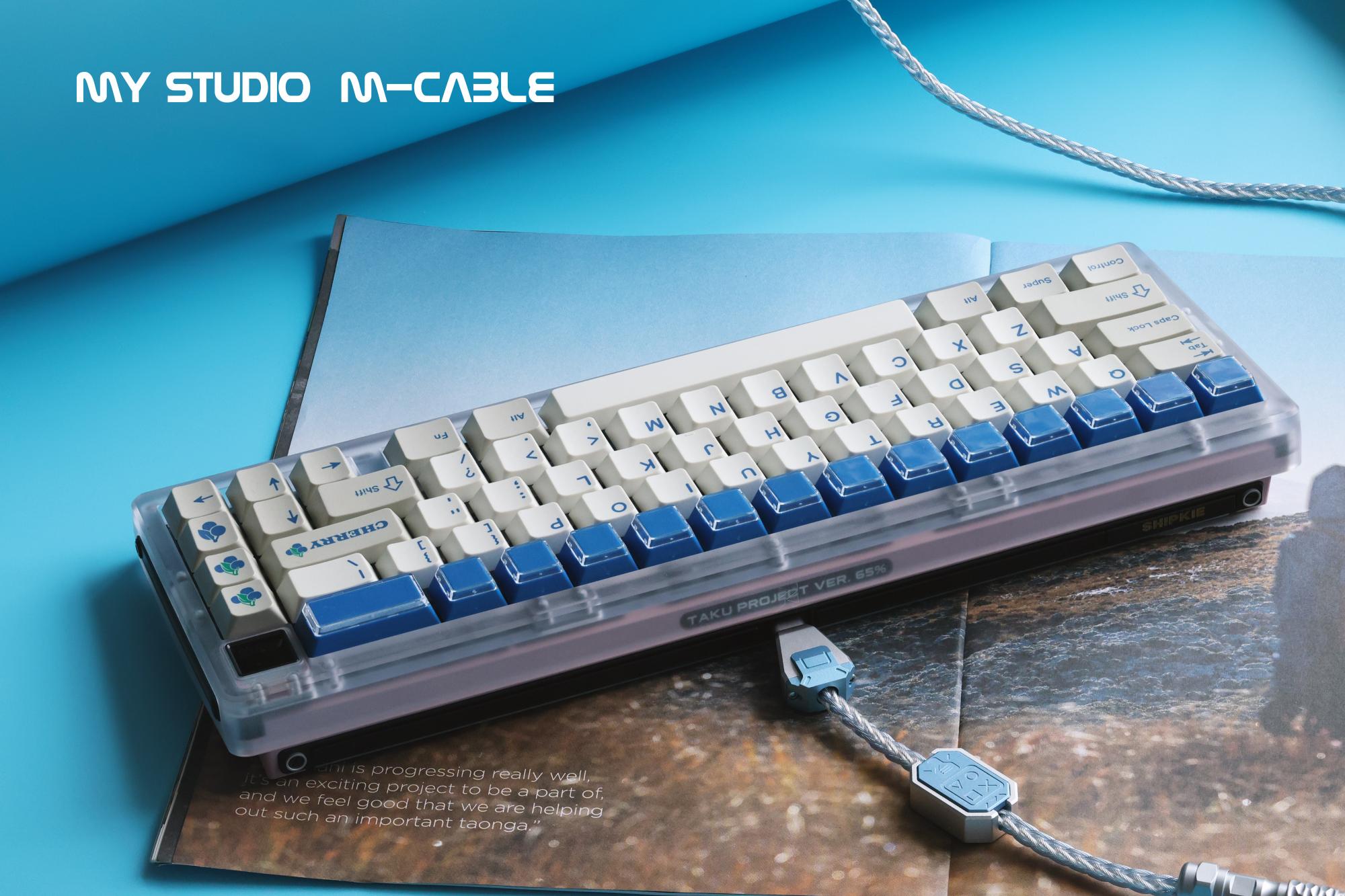 M-Cable Custom Single Crystal Copperwire USB Cable with Connectors
