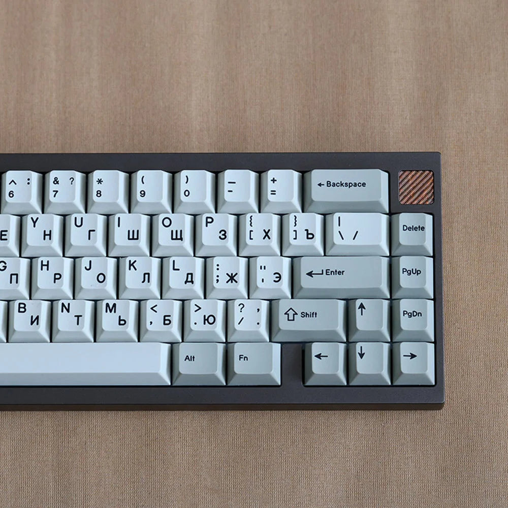 ArmorSuit Classic Black Cyrillic PBT Keycaps