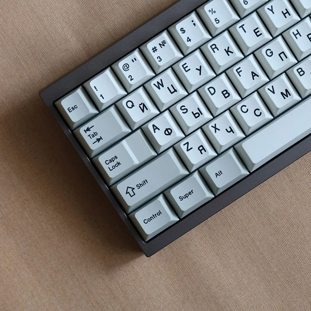 ArmorSuit Classic Black Cyrillic PBT Keycaps