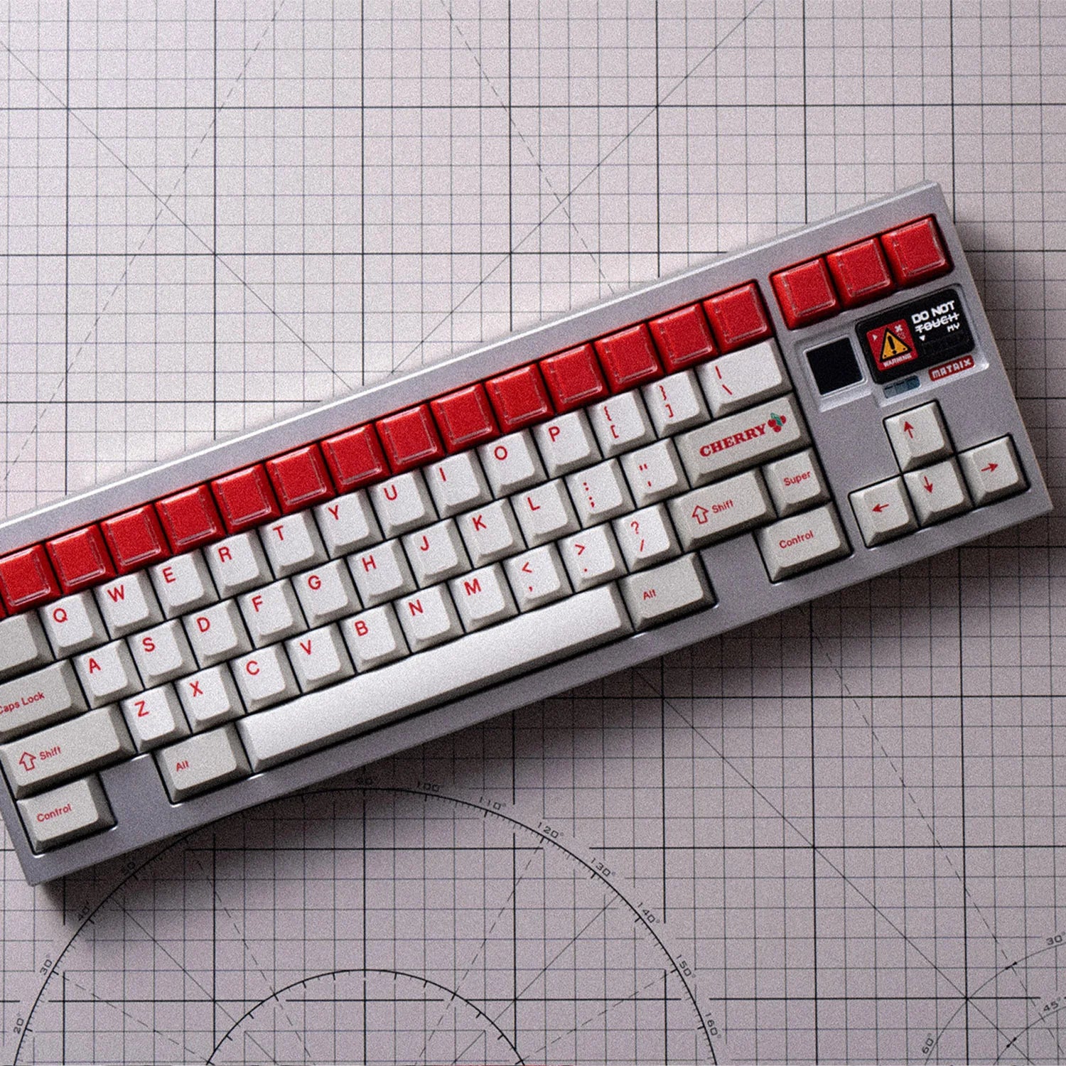 ArmorSuit Classic Red PBT Keycaps