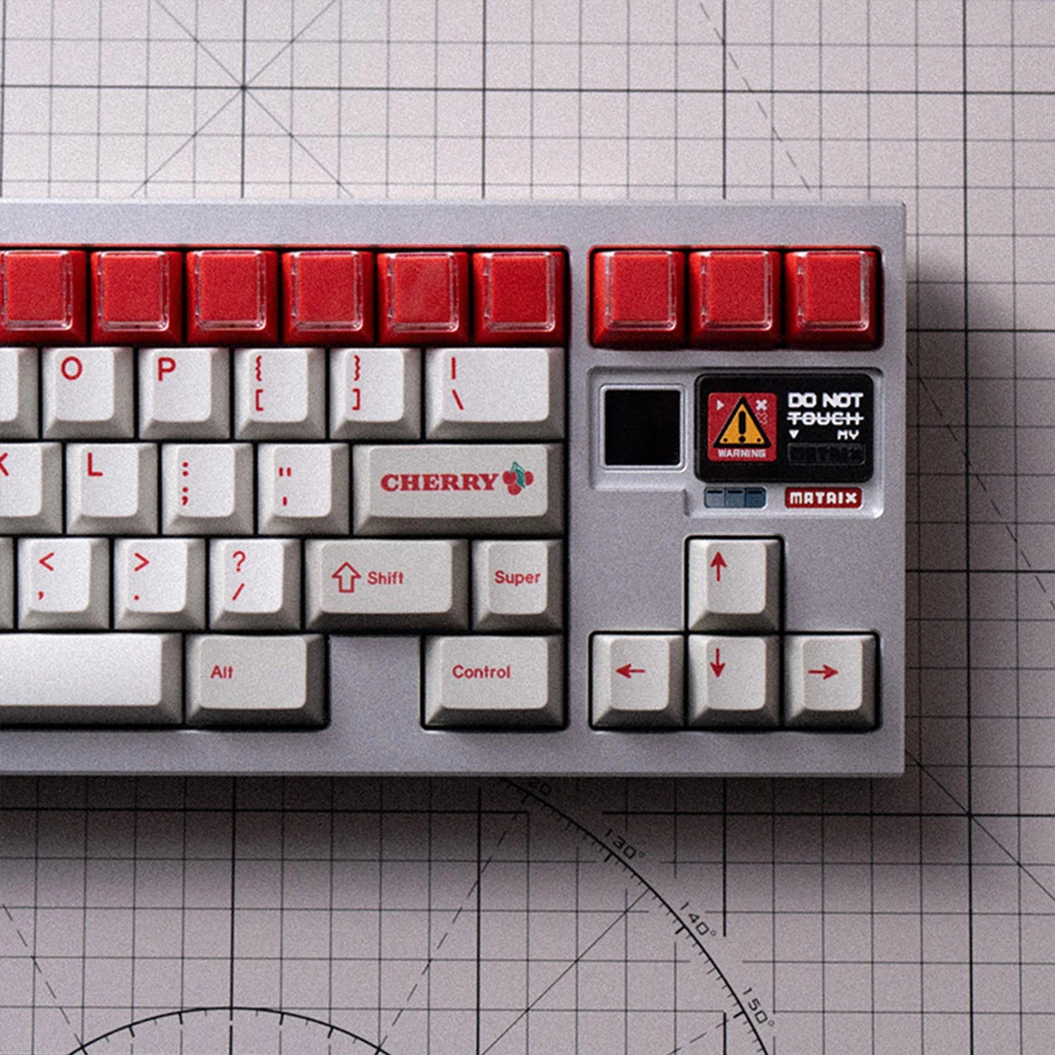 ArmorSuit Classic Red PBT Keycaps