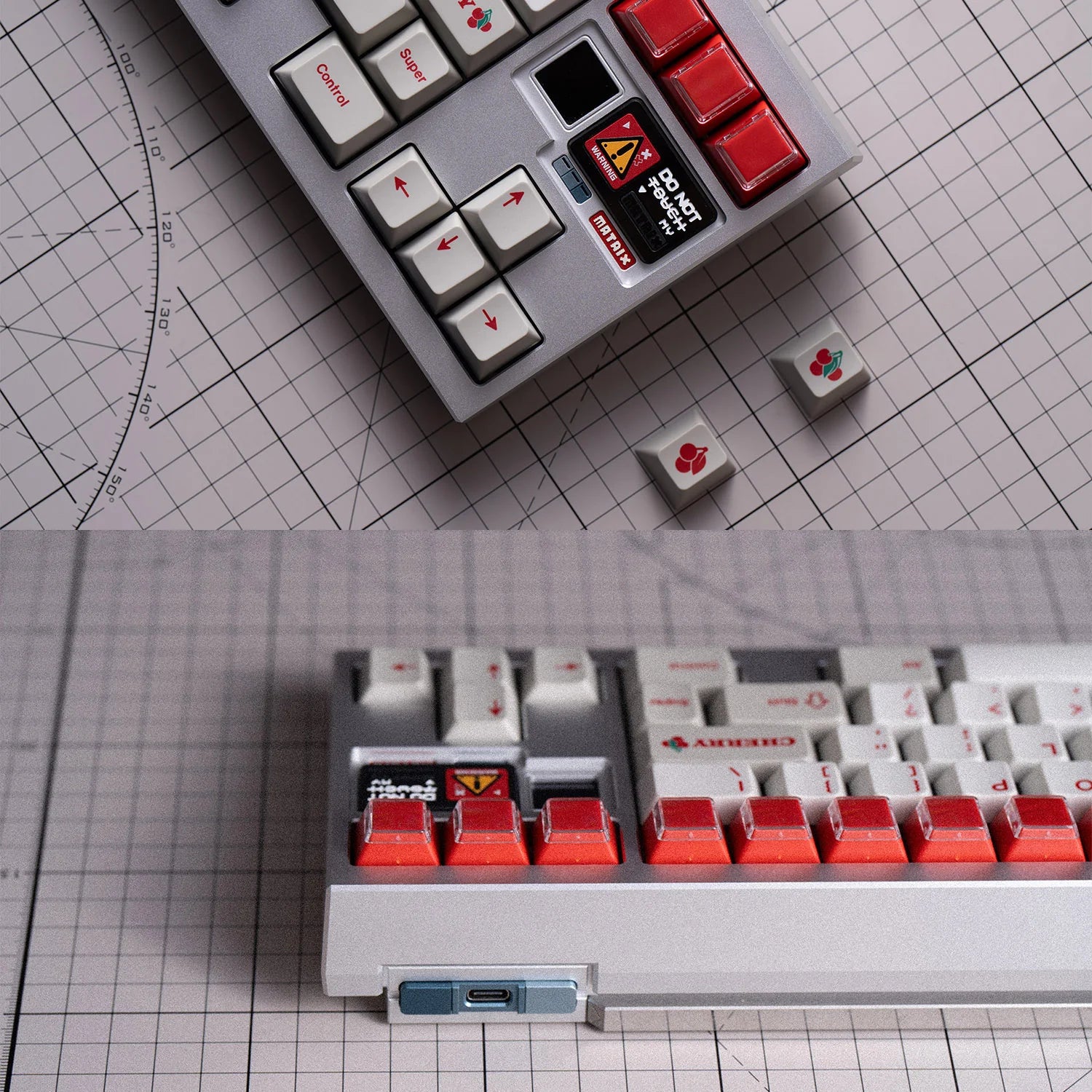 ArmorSuit Classic Red PBT Keycaps